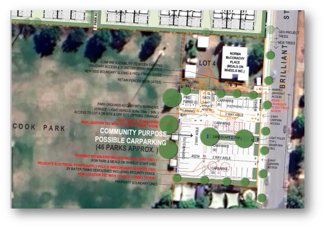 Brilliant St carpark map