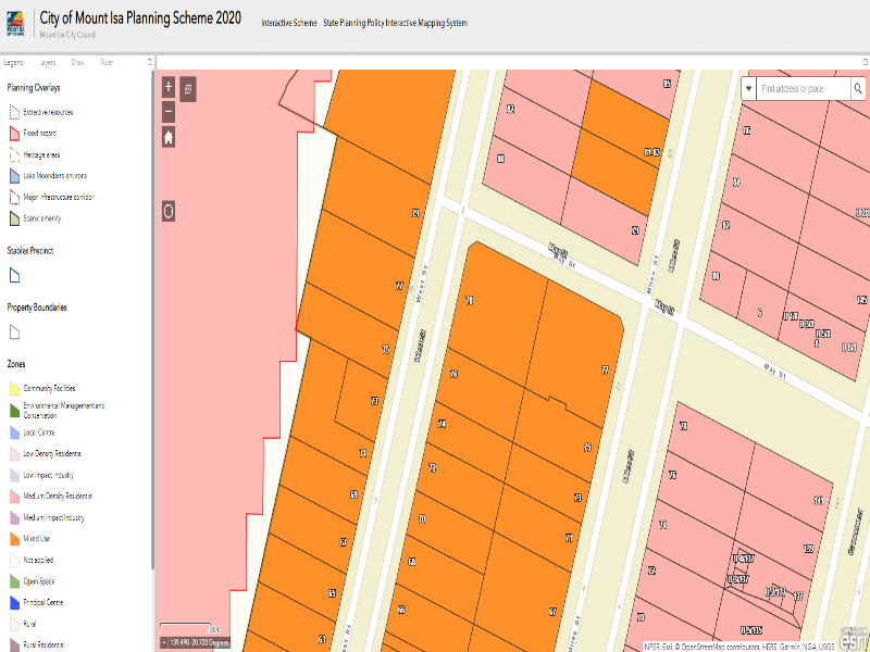 Screenshot of Web Application for Online Planning Scheme