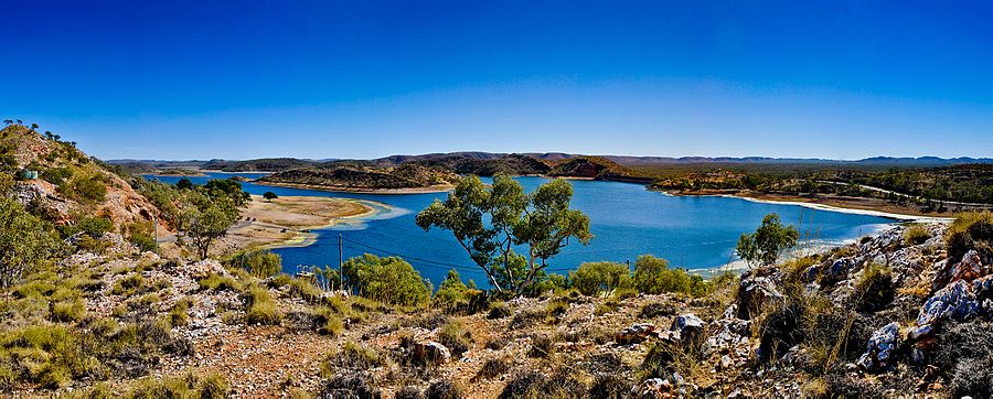 Lake Moondarra panorama