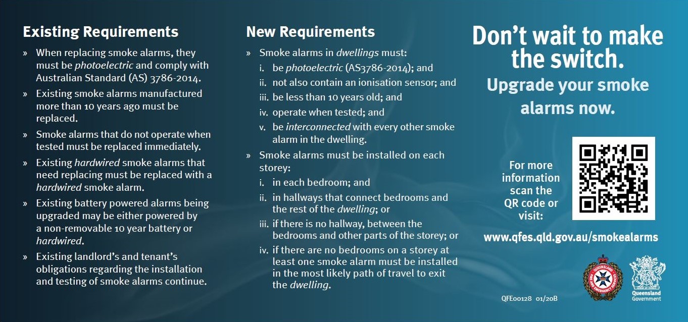 Smoke Alarm new requirements