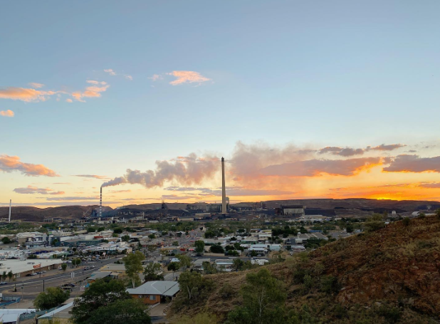 City from lookout