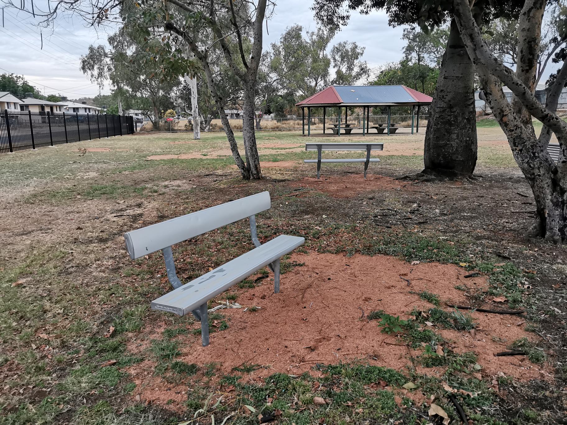 Minnie Davis Park - new seating