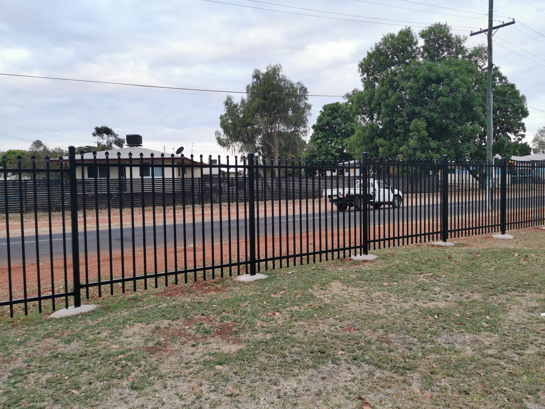 Minnie Davis Park - new fence